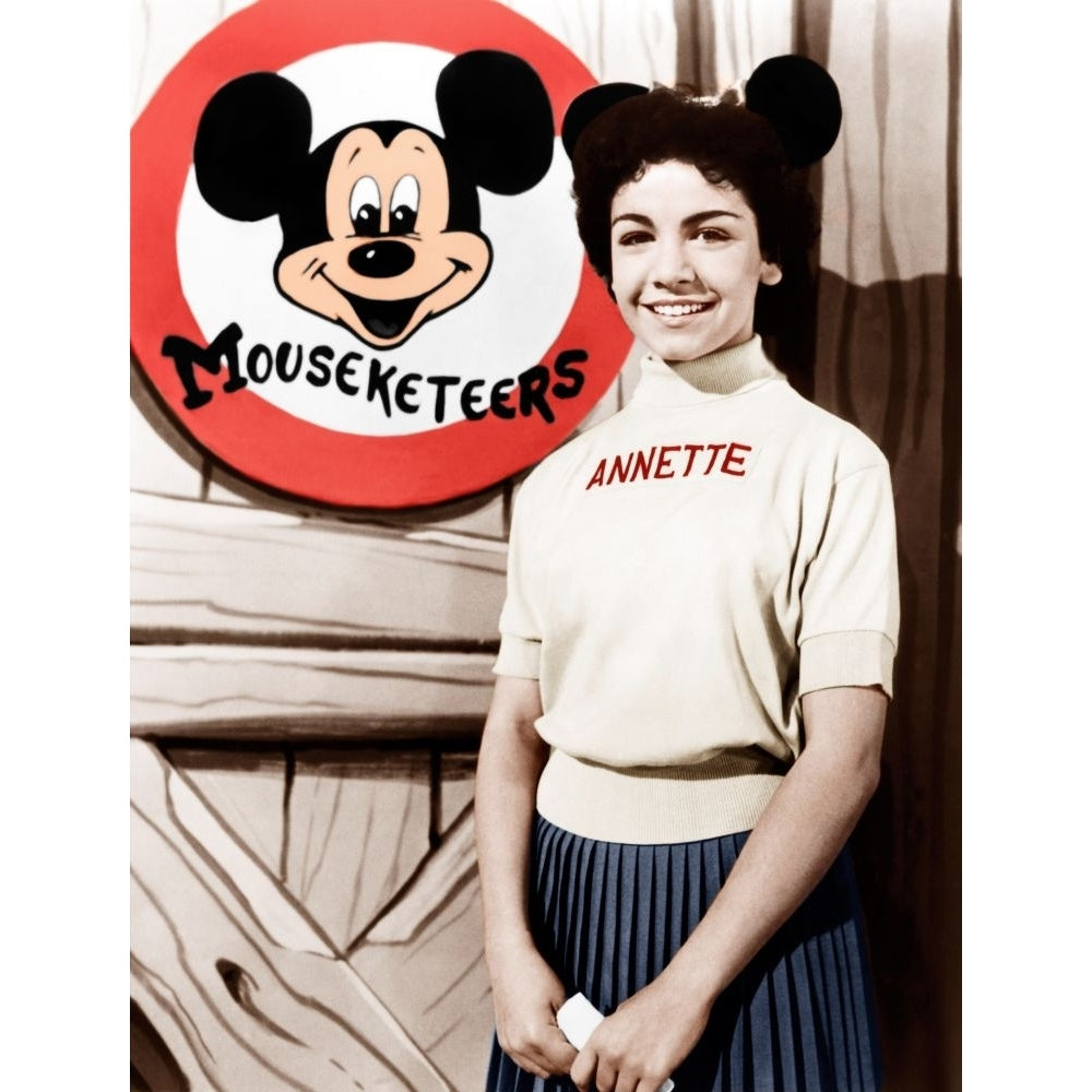 The Mickey Mouse Club Annette Funicello 1955-59 Poster Print Image 1