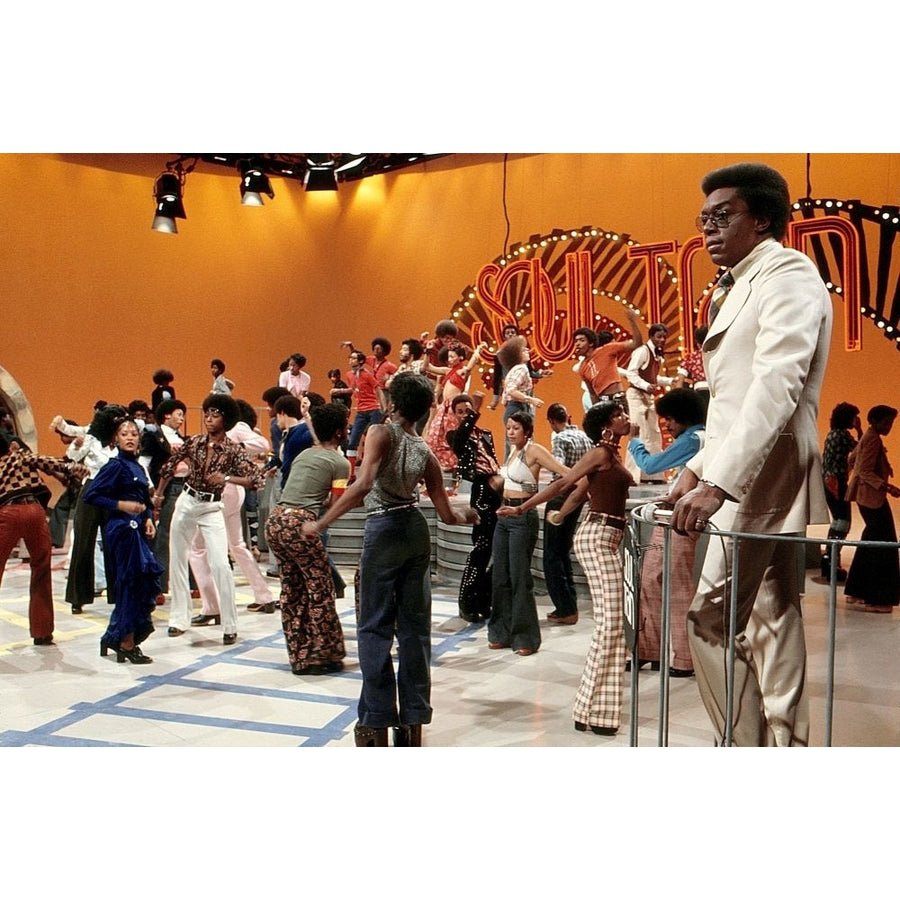 Soul Train Right: Don Cornelius 1971-2006. Photo: Howard Bingham/Tv Guide/Courtesy Everett Collection Poster Print Image 1