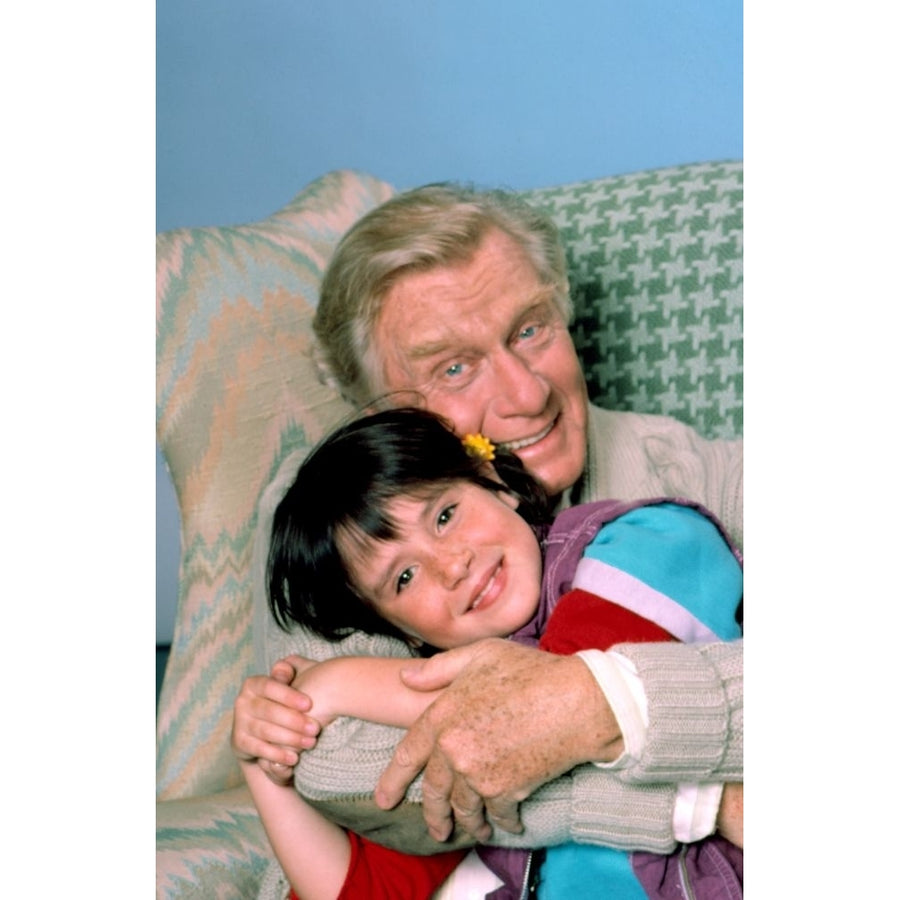 Punky Brewster Soleil Moon Frye George Gaynes 1984-88 Poster Print Image 1