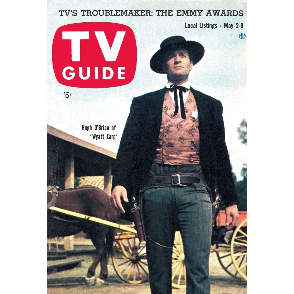 The Life And Legend Of Wyatt Earp Hugh OBrian Tv Guide Cover May 2-8 1959. Tv Guide/Courtesy Everett Collection Poster Image 1