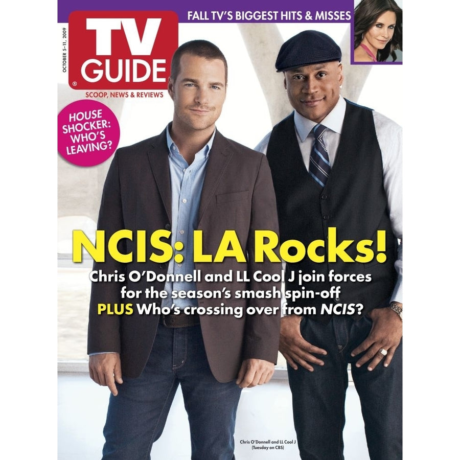 Ncis: Los Angeles  From Left: Chris ODonnell And Ll Cool J  Tv Guide Cover  October 5-11  2009. Tv Guide/Courtesy Image 1