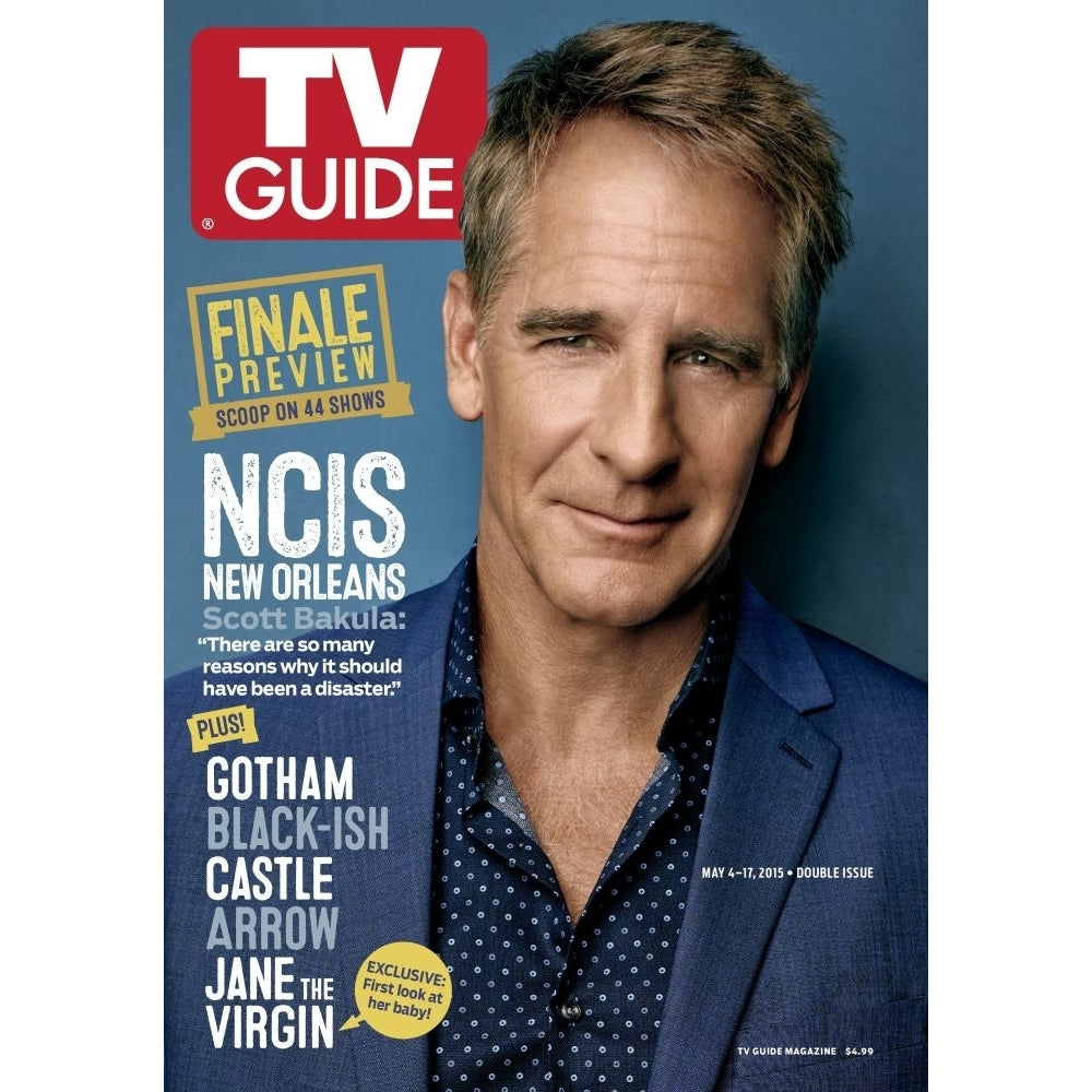 Ncis: Orleans Scott Bakula Tv Guide Cover May 4-17 2015. Ph: Jeff Lipsky. Tv Guide/Courtesy Everett Collection Poster Image 1