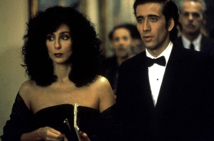 Cher and Nicolas Cage in Moonstruck Photo Print Image 1