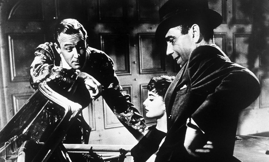 William Holden Audrey Hepburn and Humphrey Bogart in Sabrina Photo Print Image 1