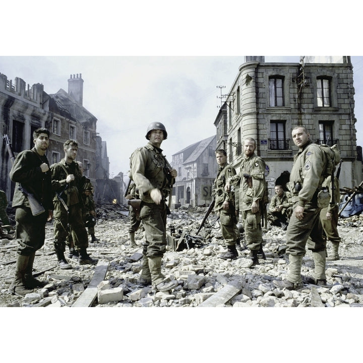 Tom Hanks Adam Goldberg Demetri Goritsas Maximilian Martini and Tom Sizemore in Saving Private Ryan Photo Print Image 1