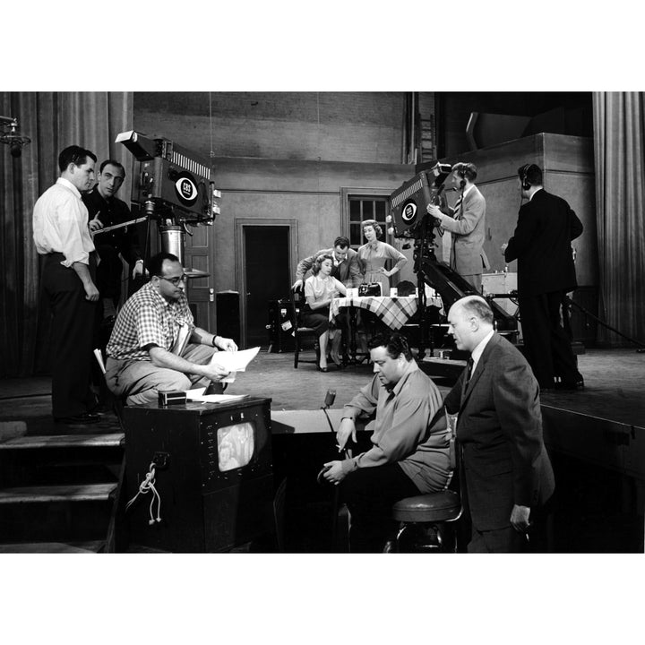 The Honeymooners filming on set Photo Print Image 1