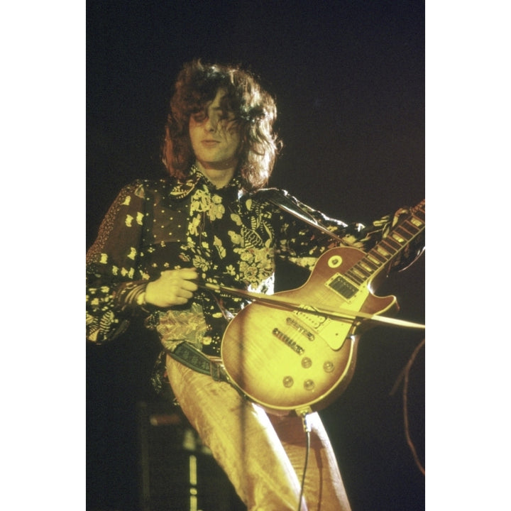 Jimmy Page performing Photo Print Image 2