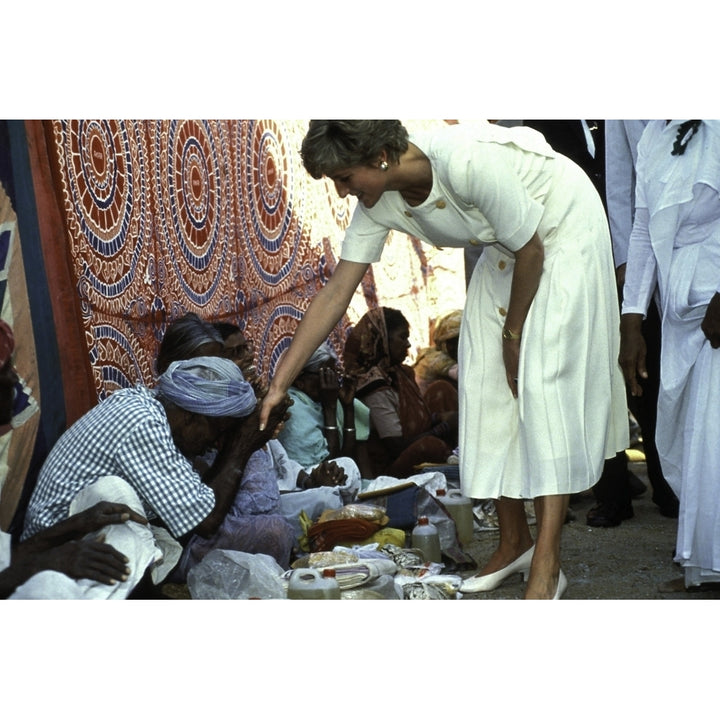 a man blessing Princess Dianas hand Photo Print Image 1