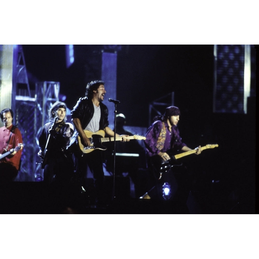 Bruce Springsteen performing at the Rock and Roll Hall of Fame Photo Print Image 2