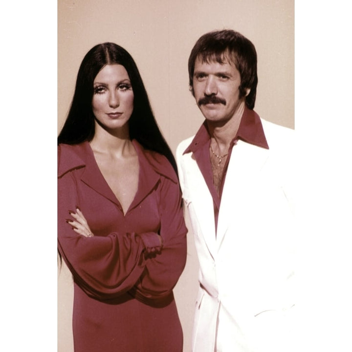 A Sonny And Cher wearing red Photo Print Image 1