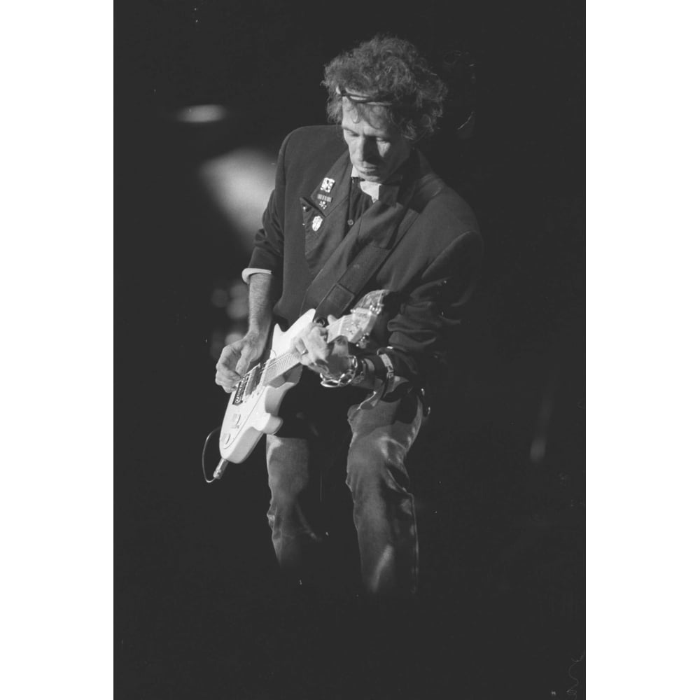 Keith Richards of The Rolling Stones performing on stage at The Shea Stadium Photo Print Image 2