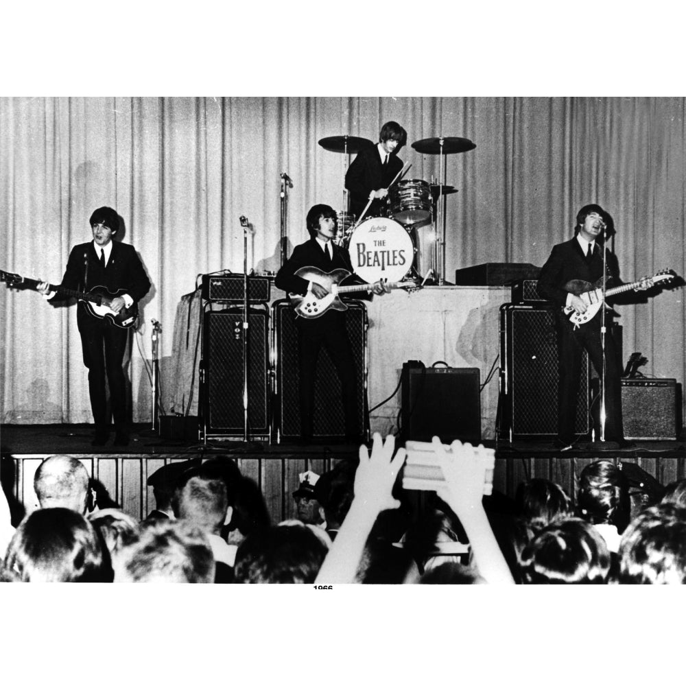 The Beatles on stage Photo Print Image 1