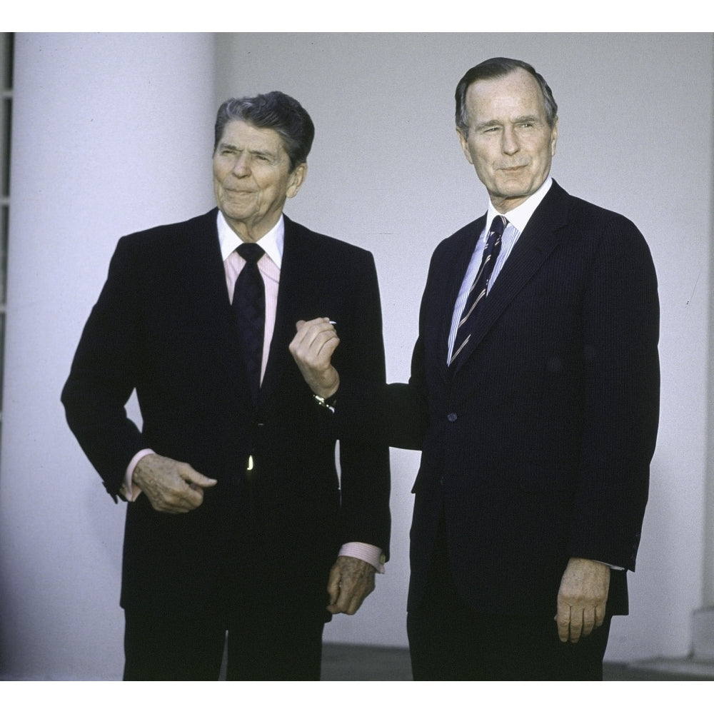 Ronald Reagan and George Bush Sr Photo Print Image 2