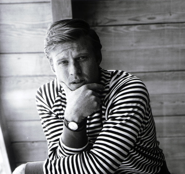 Robert Redford in Striped Shirt Photo Print Image 1