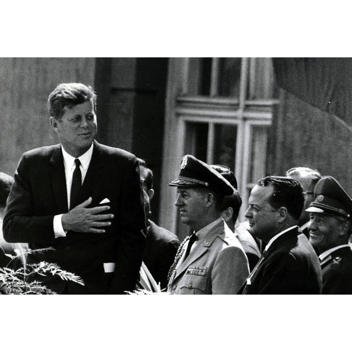 John F Kennedy on a state visit to Berlin Germany Photo Print Image 2