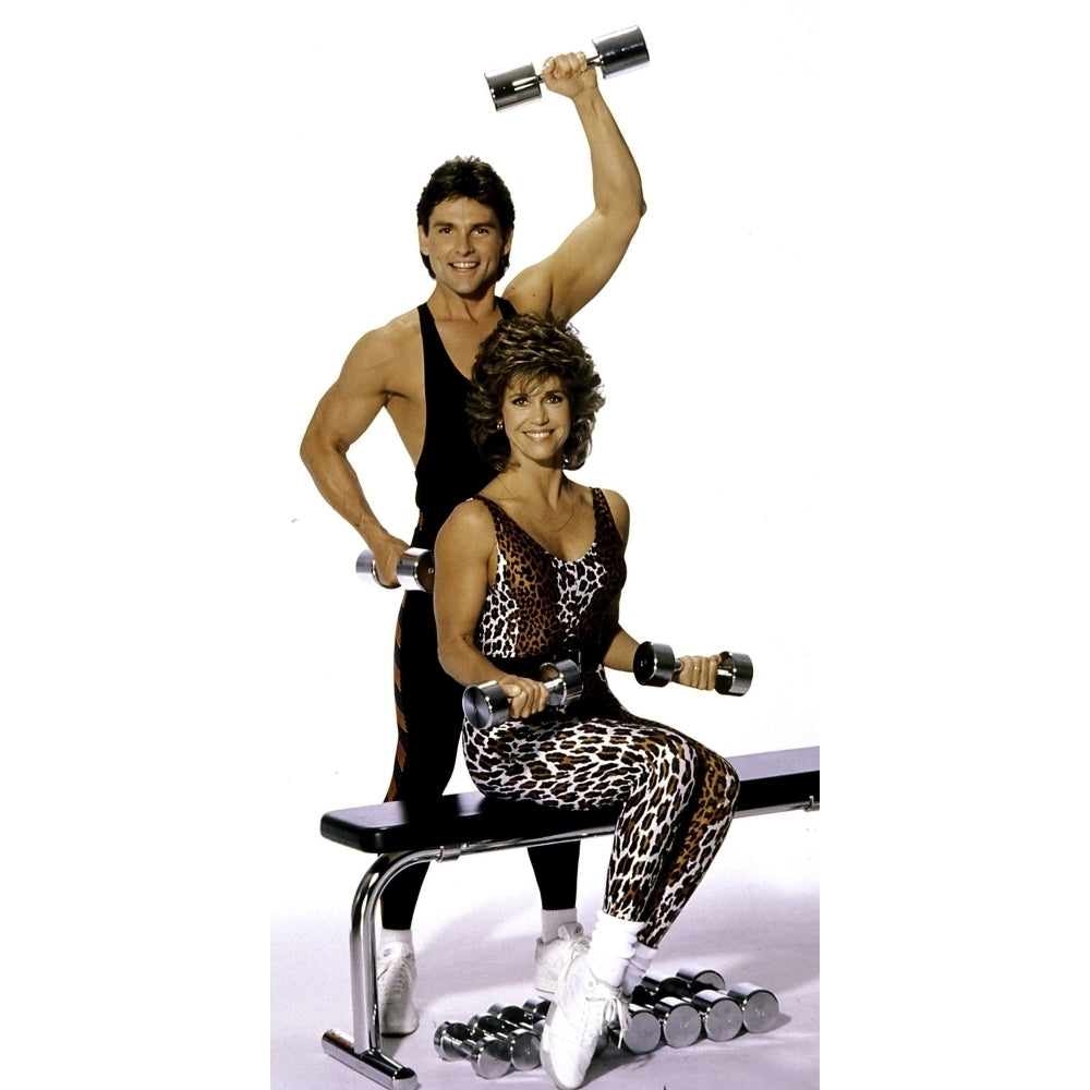 Aerobics publicity still of Jane Fonda Photo Print Image 2