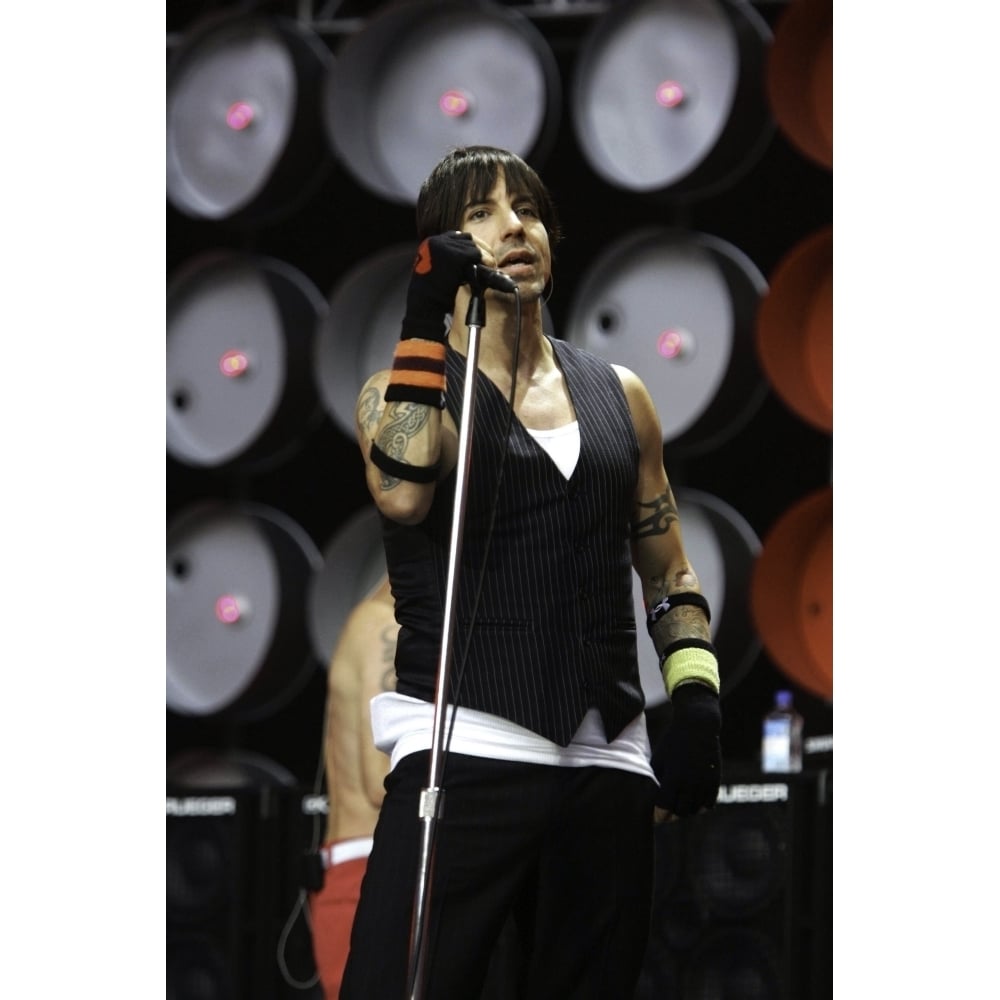 Anthony Kiedis of The Red Hot Chili Peppers performing at Live Earth at the Wembley Stadium in London Photo Print Image 1