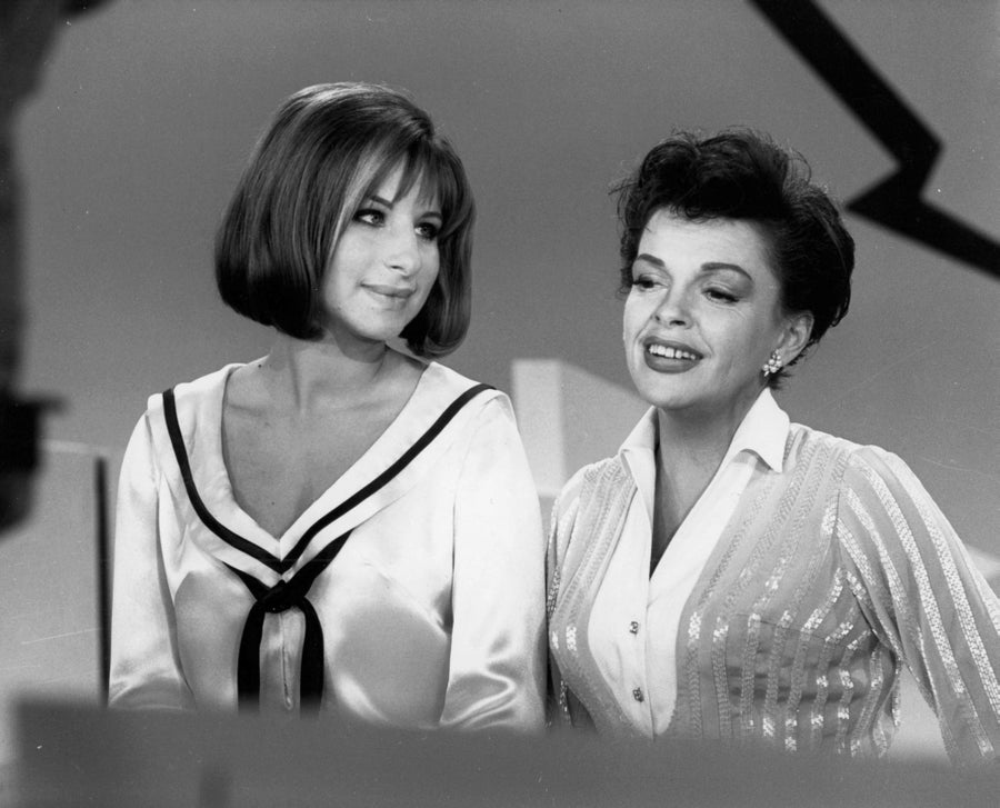 Television still featuring Barbra Streisand and Judy Garland Photo Print Image 1