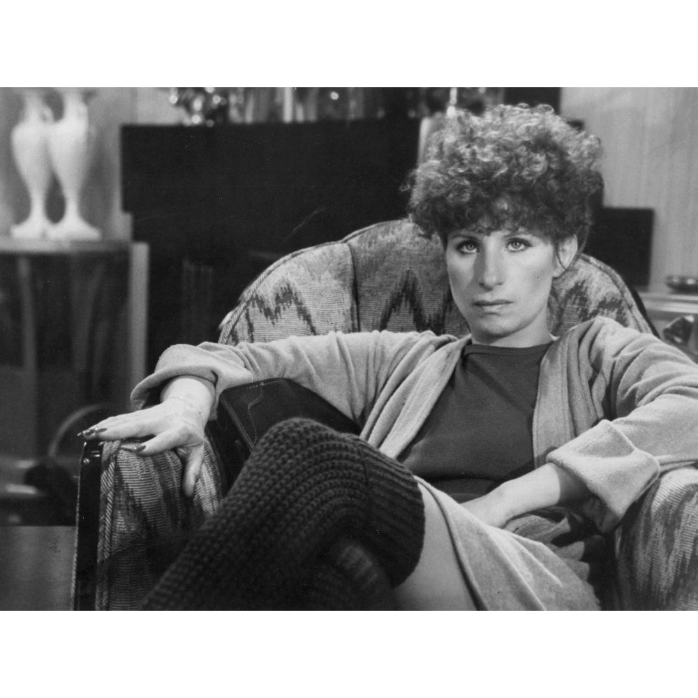 Film still featuring Barbra Streisand in an armchair Photo Print Image 2