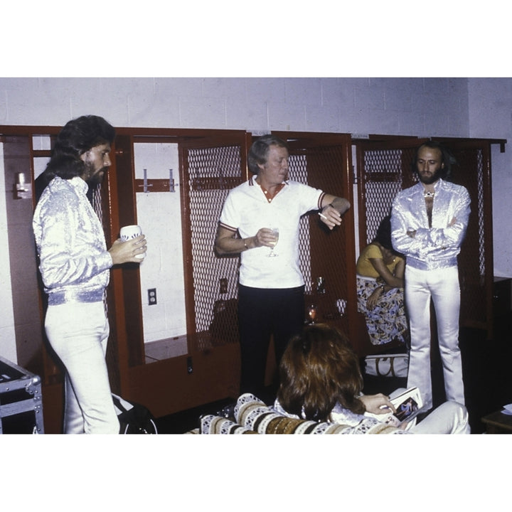 the Bee Gees behind the scenes Photo Print Image 1