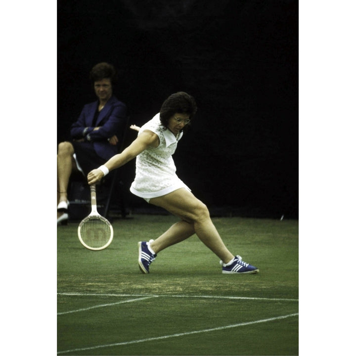 Billie Jean King Competing Photo Print Image 1