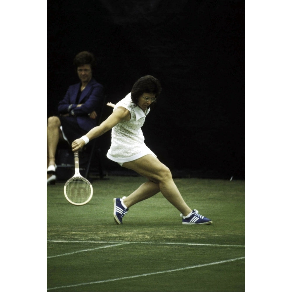 Billie Jean King Competing Photo Print Image 2