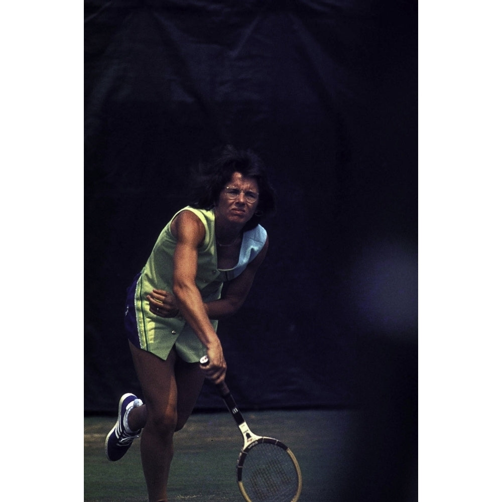 Billie Jean King playing tennis Photo Print Image 2