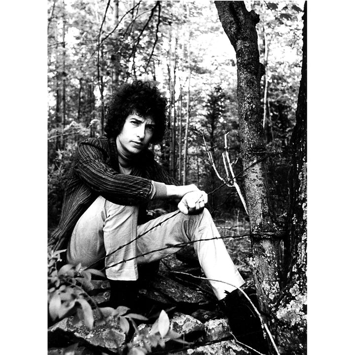 Bob Dylan in a forest Photo Print Image 2