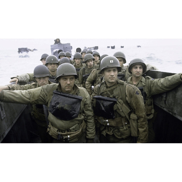 Tom Hanks and Tom Sizemore in Saving Private Ryan Photo Print Image 1