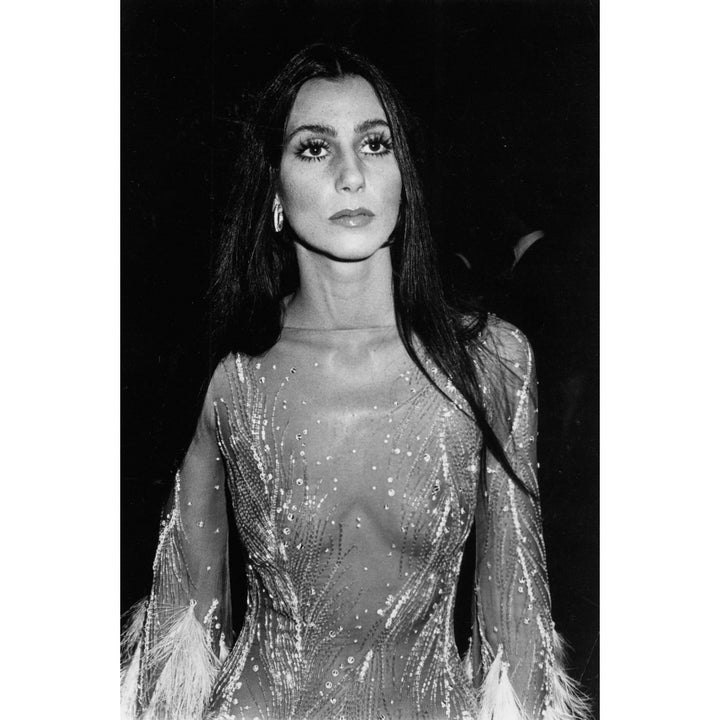 Cher wearing a sequined costume Photo Print Image 2