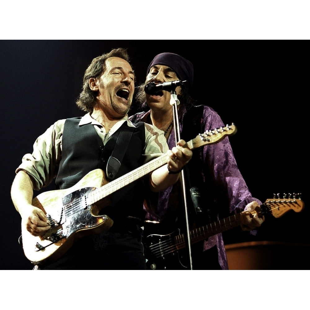 Bruce Springsteen and Steve Van Zandt performing in Vienna Photo Print Image 2