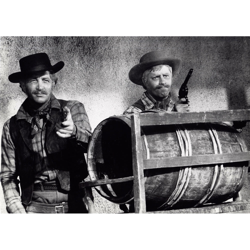 Film still featuring Martin and Lewis as cowboys Photo Print Image 1