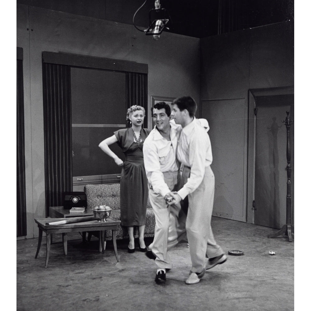 Martin and Lewis dancing on a film set Photo Print Image 2