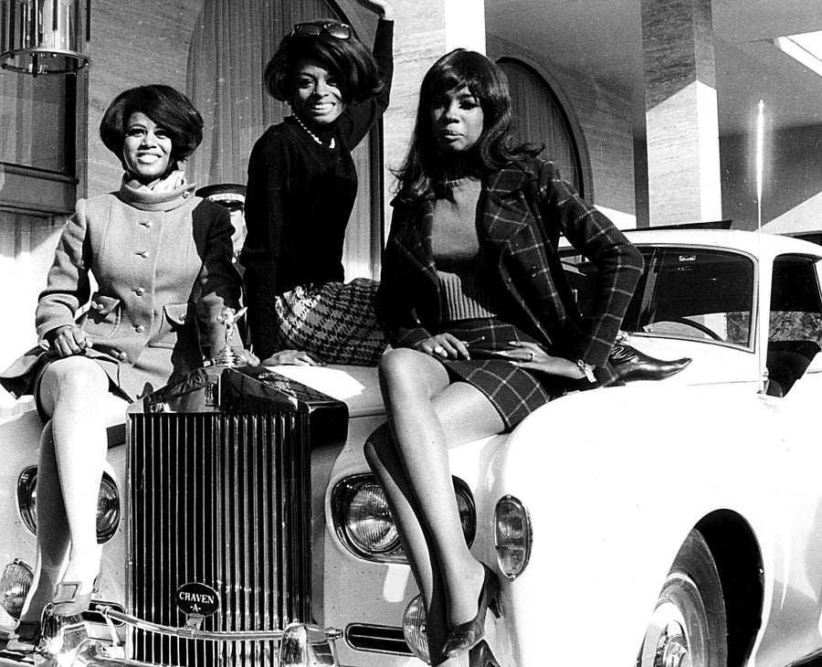 Diana Ross and The Supremes on a car Photo Print Image 1