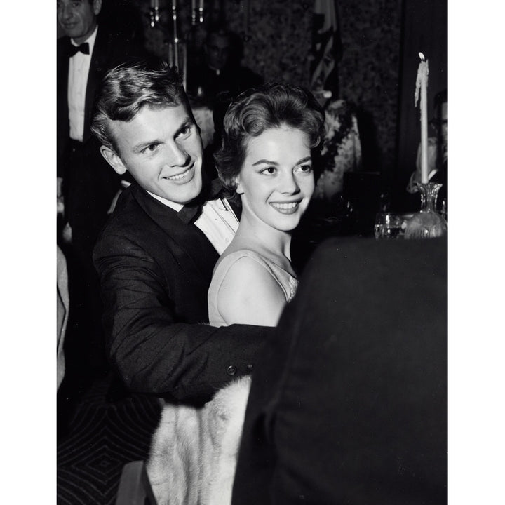 Natalie Wood and Tab Hunter at the Crystal Room in Beverly Hills Photo Print Image 1