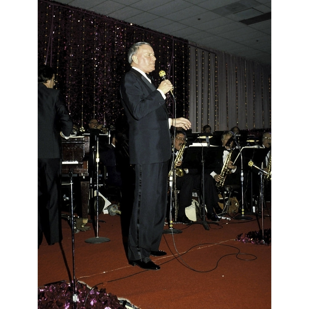 Frank Sinatra performing Photo Print Image 1