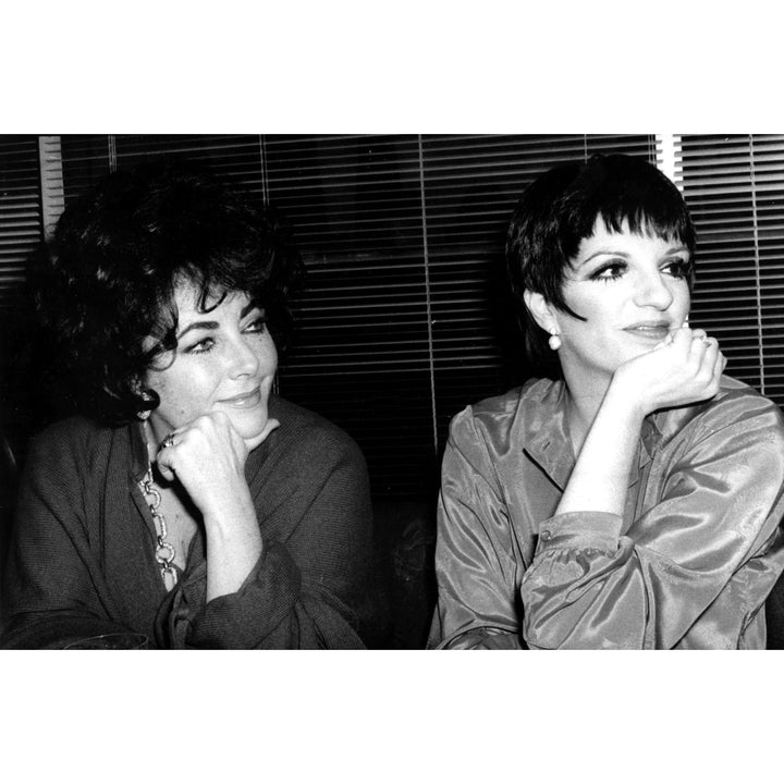 Elizabeth Taylor and Liza Minnelli Photo Print Image 2