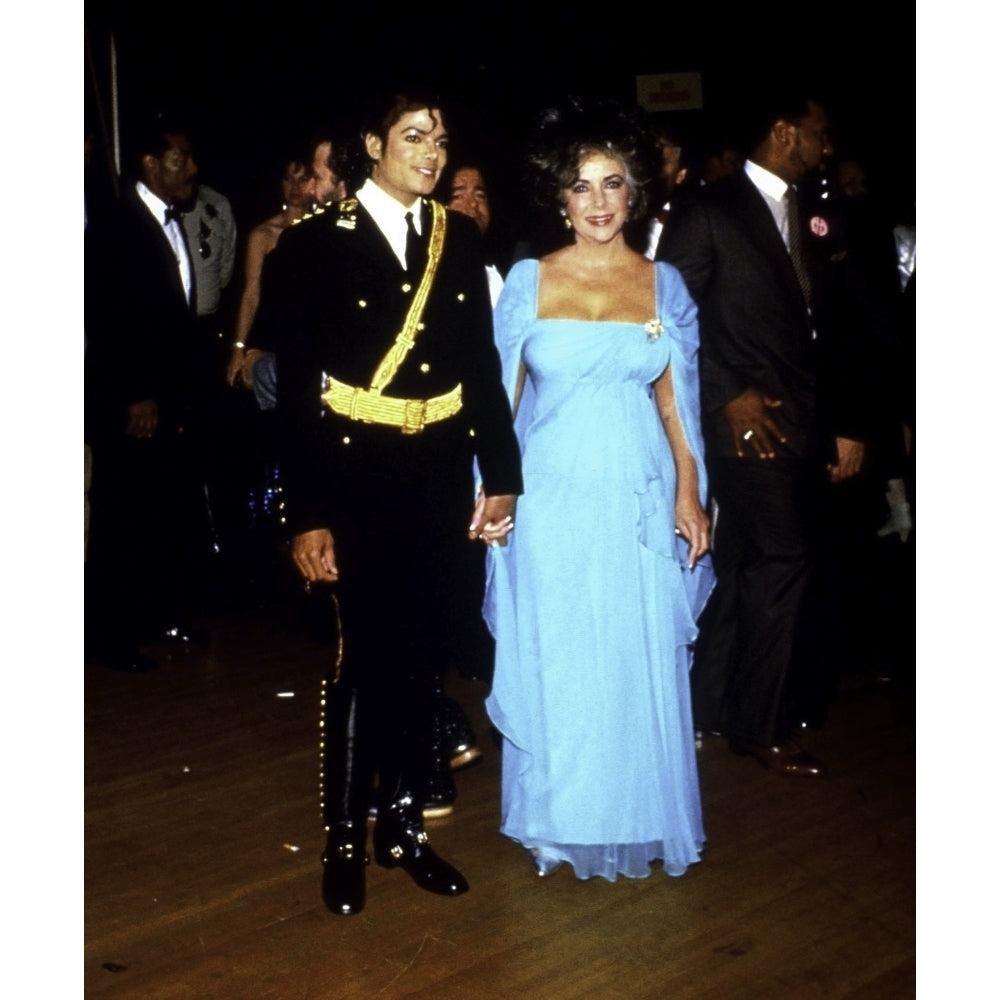 Elizabeth Taylor and Michael Jackson Photo Print Image 2