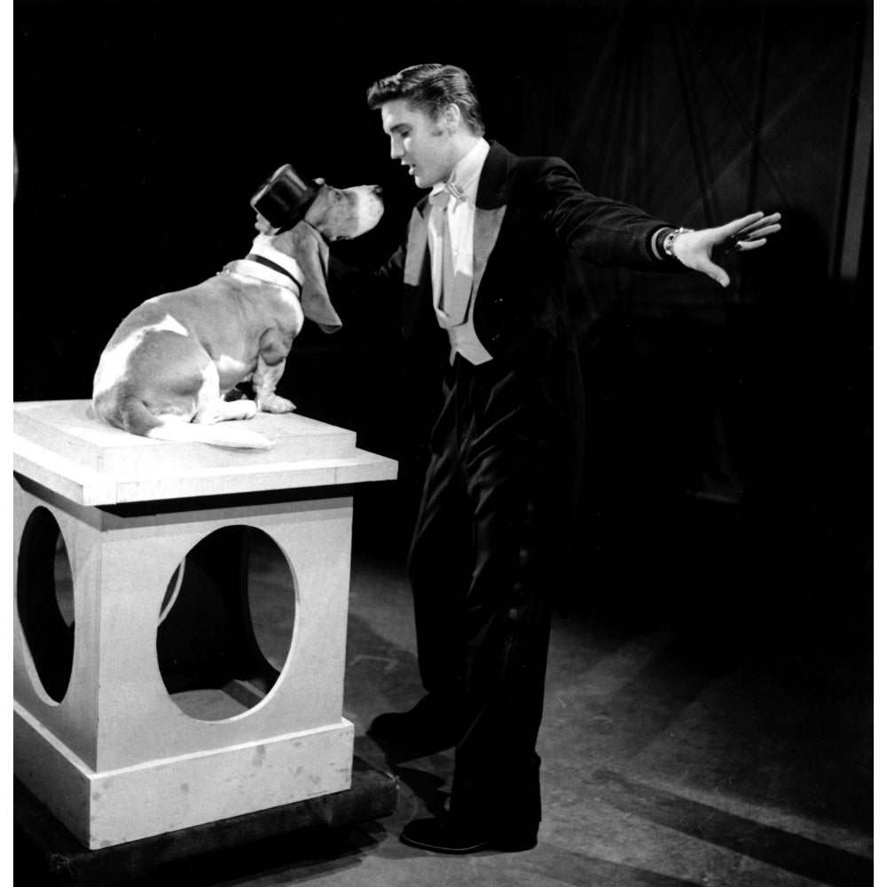 Television still of Elvis Presley on The Steve Allen Show Photo Print Image 1