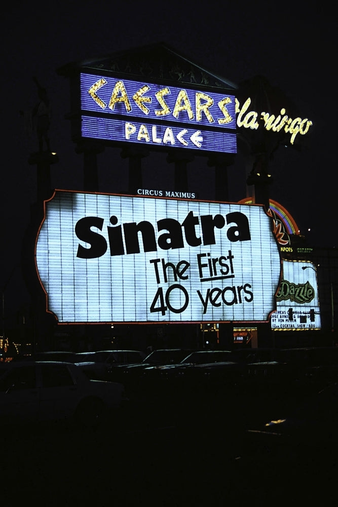 Sign for Frank Sinatra at Caesars Palace Photo Print Image 1