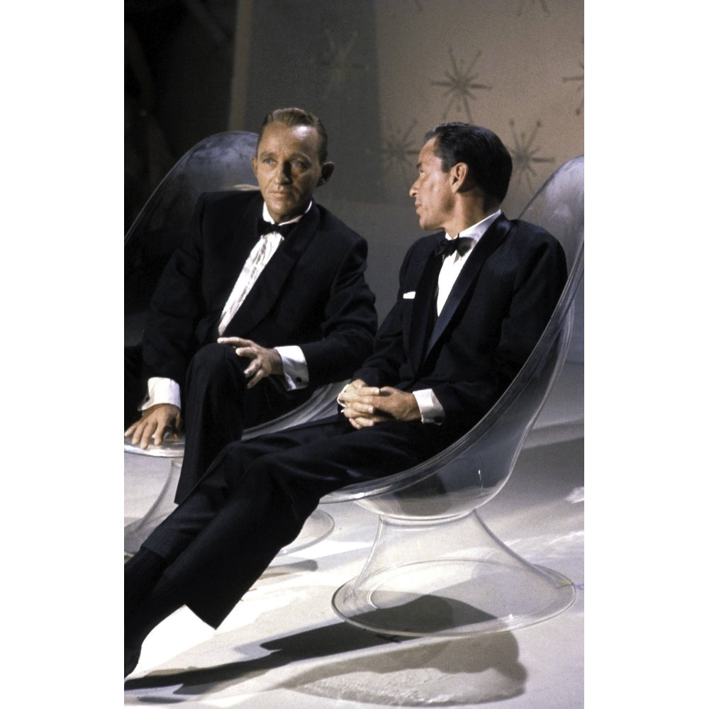 Frank Sinatra and Bing Crosby wearing suits Photo Print Image 2