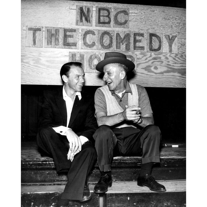 Frank Sinatra and Jimmy Durante at the Comdey House Photo Print Image 2