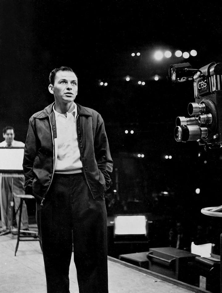 Frank Sinatra by a camera Photo Print Image 1