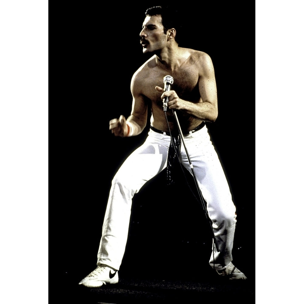 Freddie Mercury performing on stage with Queen Photo Print Image 2