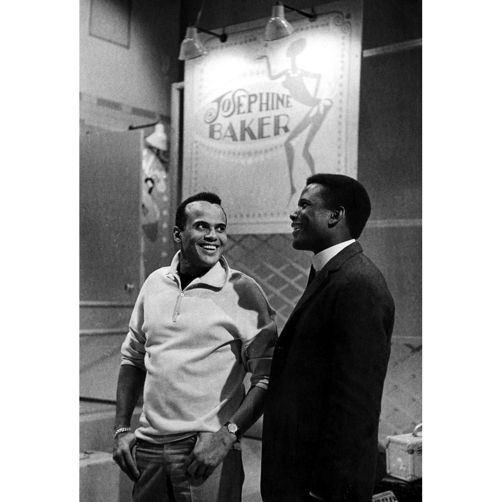 Film still of Harry Belafonte and Sidney Poitier Photo Print Image 2