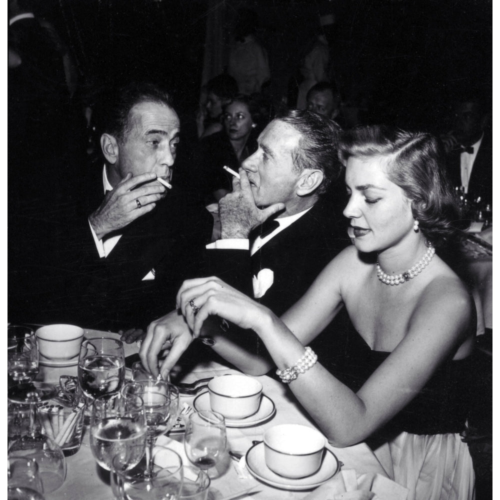 Humphrey Bogart Lauren Bacall and Clifton Webb Photo Print Image 1