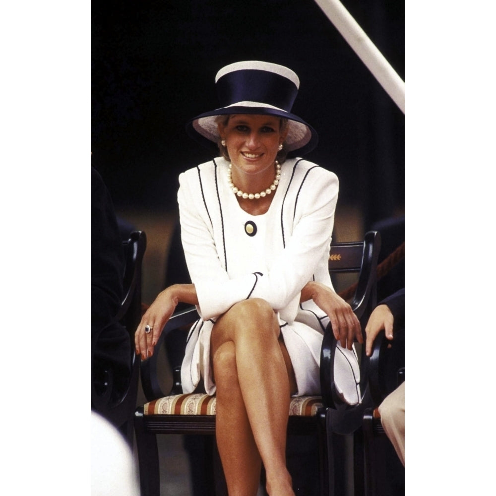 Princess Diana sitting down Photo Print Image 2