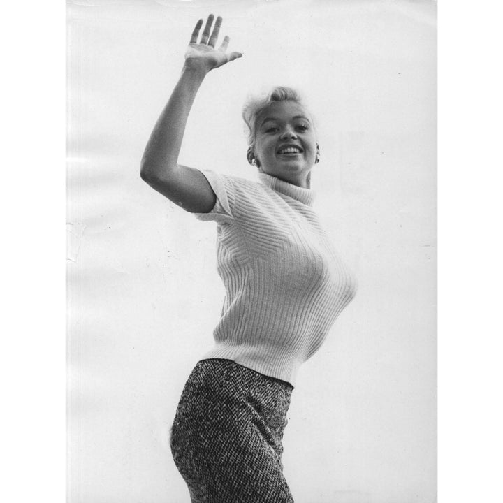 Jayne Mansfield Smiling and Waving Photo Print Image 2