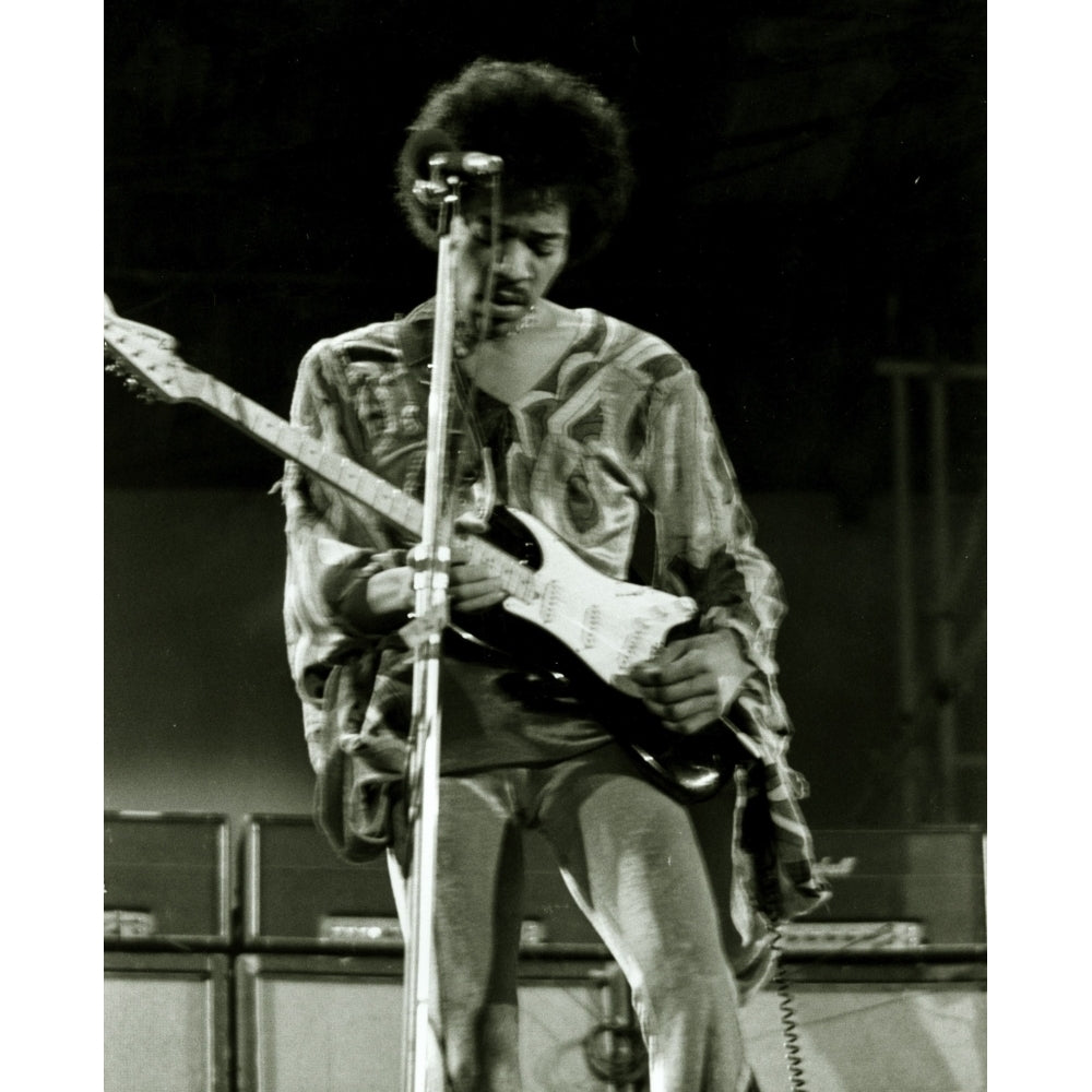 Jimi Hendrix performing on stage Photo Print Image 2