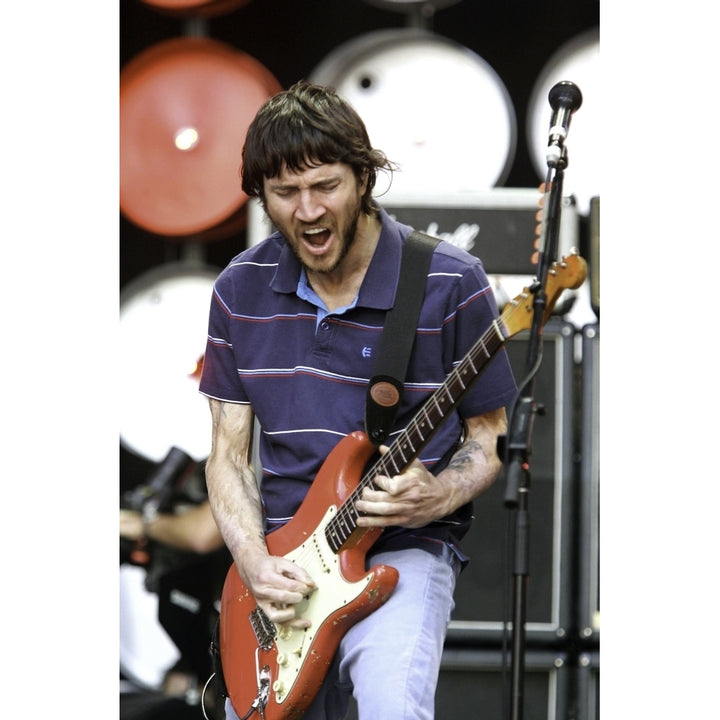 John Frusciante of The Red Hot Chili Peppers performing at Live Earth at the Wembley Stadium in London Photo Print Image 1